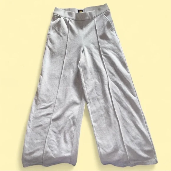 Lee Gray Casual Wide-Leg Bottoms - Picture 2 of 4
